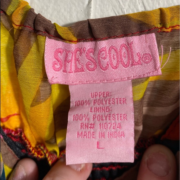 She's Cool womens maxi dress halter neck adj straps shirred waist fully lined L - Picture 4 of 5